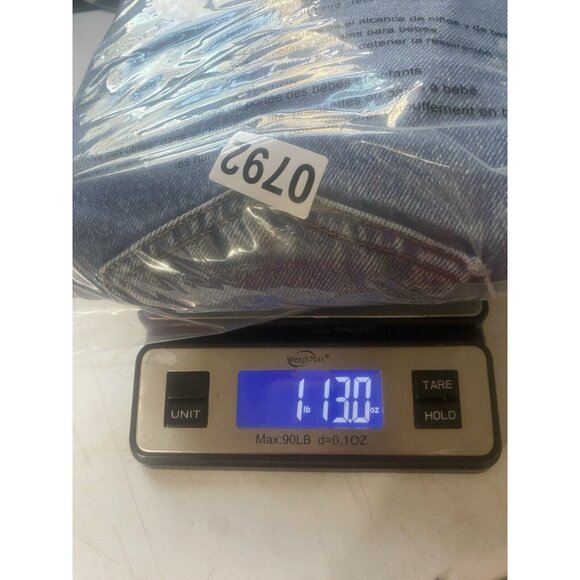 Levis 505 Regular Fit Jeans Mens W36 L30 Blue Denim - Picture 16 of 16